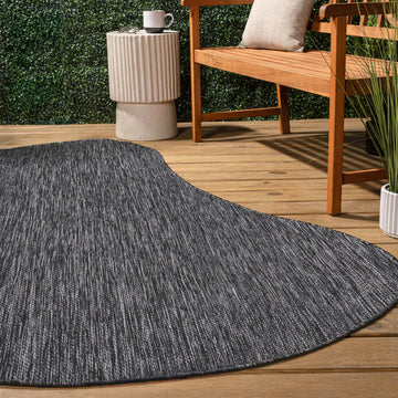 Evan Modern Rustic Organic Curve Indoor/Outdoor Area Rug